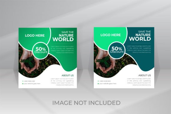 Download Nature Social Media Post Template - Nature social media Collection