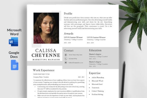 Download Simple Modern Resume Template/ CV - Simple Collection