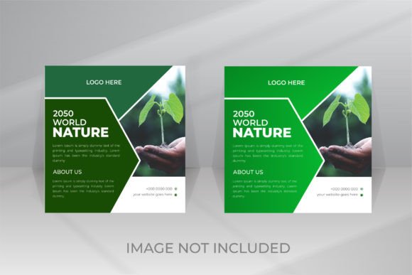 Download Nature Social Media Post Template - Nature social media Collection