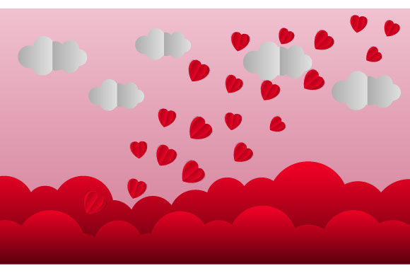Download Love Story Background Paper Cut Concept - Story background Collection