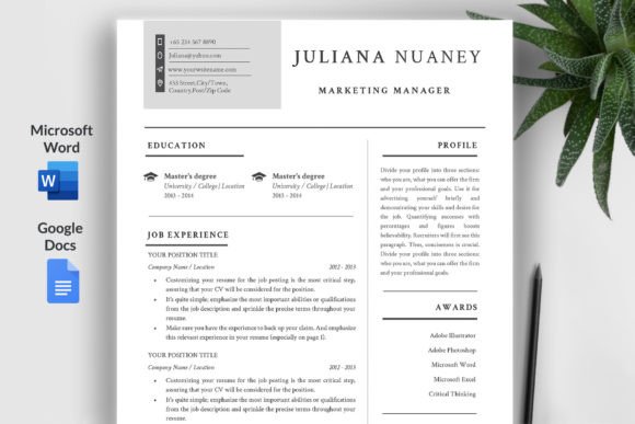 Download Simple Modern Resume Template - Simple Collection