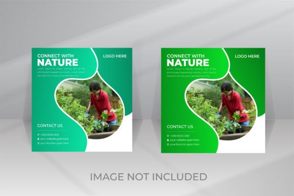 Download Nature Social Media Post Template - Nature social media Collection