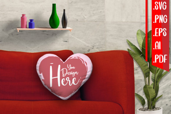 Download Heart Pillow Mockup Psd Files - Mockup Collection