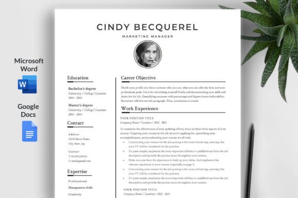 Download Simple Professional Resume Template - Simple Collection