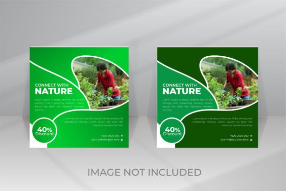 Download Nature Social Media Post Template - Nature social media Collection